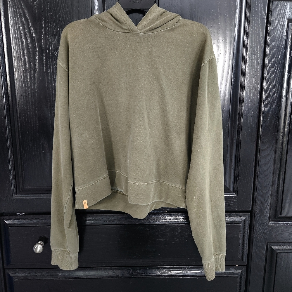 Olive Green Woman's Hoodie - TenTree